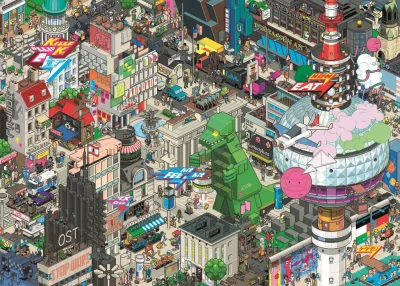 Obrázek k produktu Puzzle Pixorama: Berlínské pátrání 1000 dílků