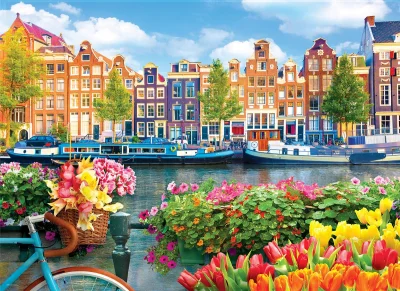Obrázek k produktu Puzzle Amsterdam, Nizozemsko 1000 dílků