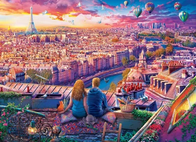 Obrázek k produktu Puzzle Střechy Paříže 1000 dílků