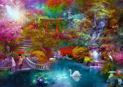 Obrázek k produktu Puzzle Japonská zahrada 1000 dílků