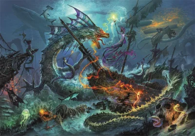 Obrázek k produktu Puzzle Podmořská bitva 3000 dílků