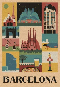 Obrázek k produktu Puzzle Style in the City: Barcelona 1000 dílků