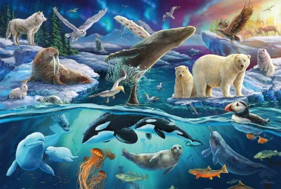 Obrázek k produktu Puzzle Arktická zvířata 150 dílků