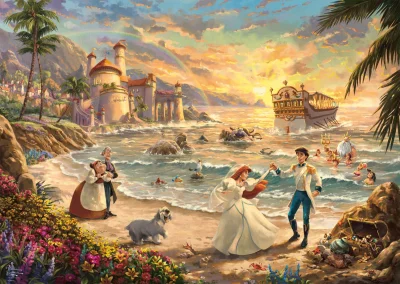 Obrázek k produktu Puzzle Disney: Malá mořská víla - Oslava lásky 1000 dílků