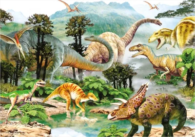 Obrázek k produktu Puzzle Dinosauři XL 100 dílků
