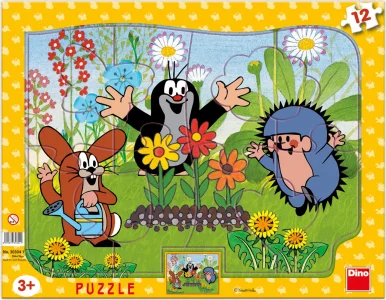 Obrázek k produktu Puzzle Krtek zahradníkem 12 dílků