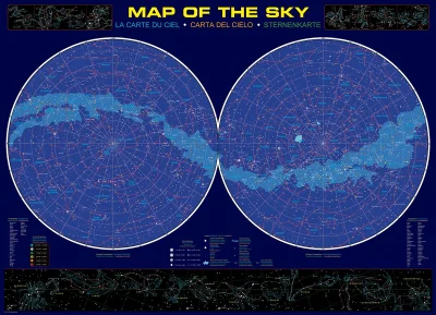 Obrázek k produktu Puzzle Mapa nebe 1000 dílků