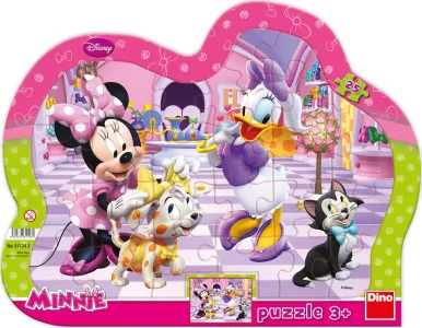 Obrázek k produktu Puzzle Minnie a mazlíčci 25 dílků